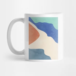 Abstract Beige Colour Artwork Mug